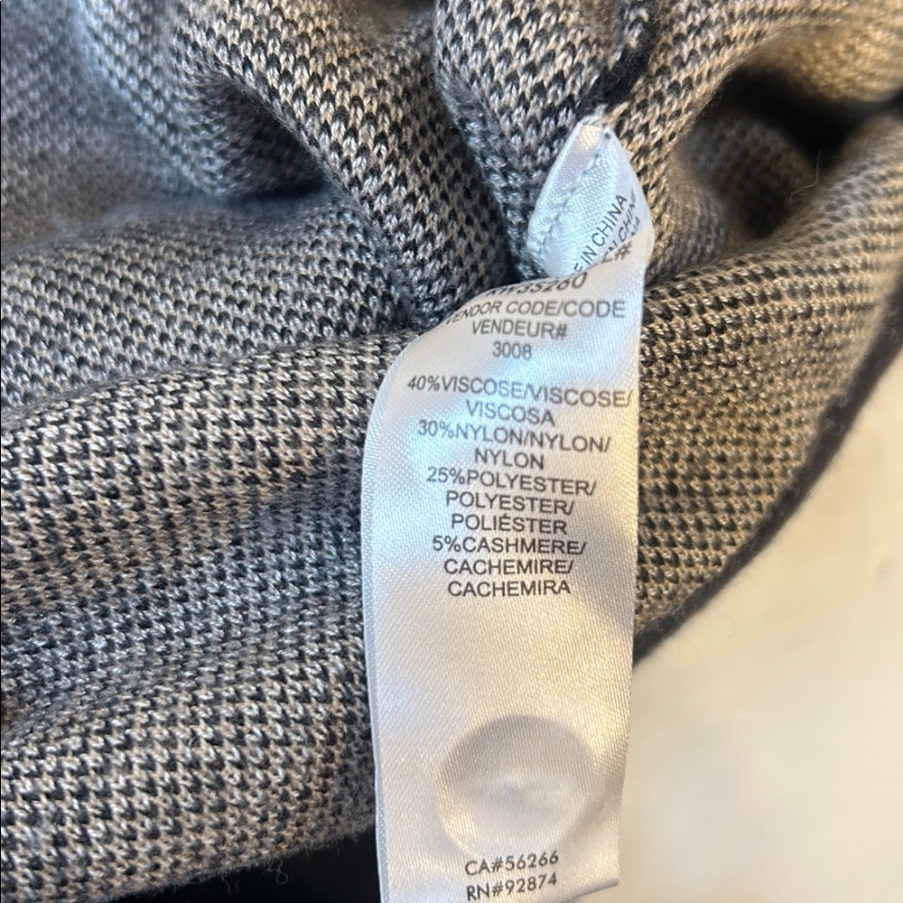 Splendid cashmere blend leopard print cardigan size S - Picture 6 of 9